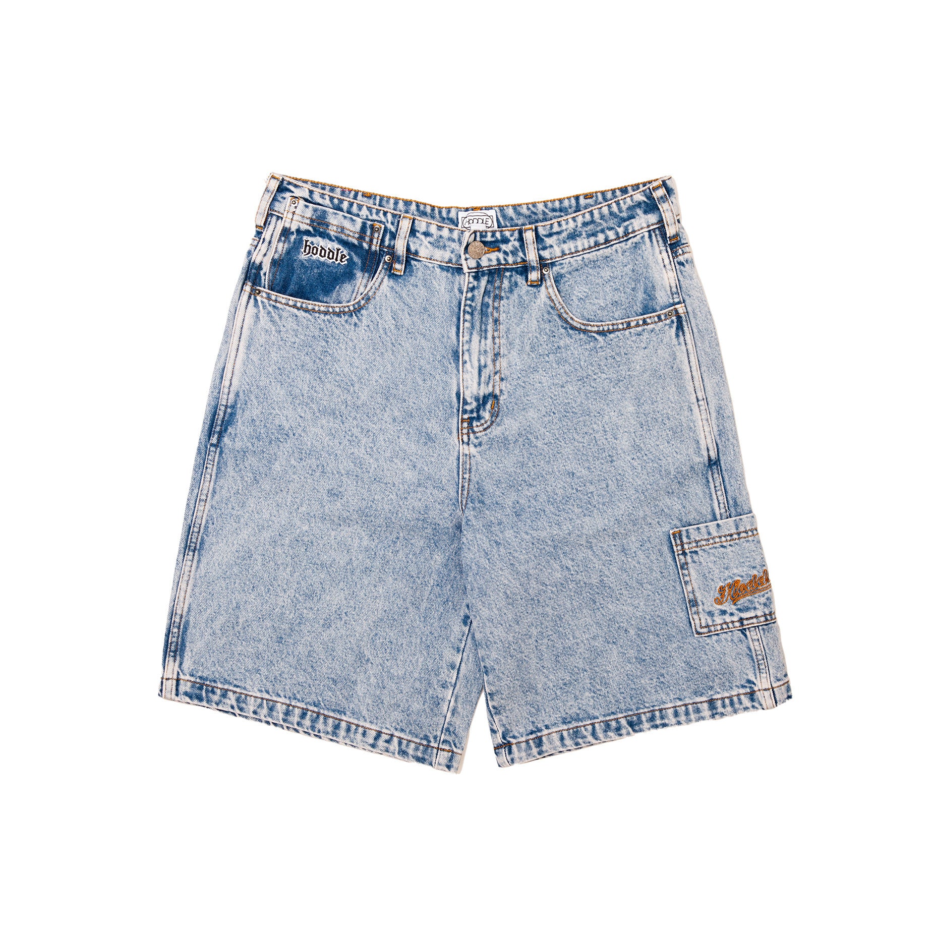 Hoddle 16 Ounce Denim Ranger Short - Light Blue Wash – Boardworld