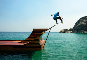 Bob Burnquist's Floating Halfpipe