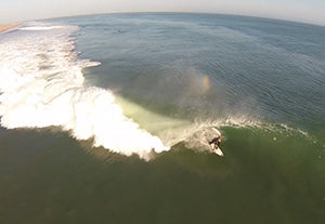ANOTHER DAY IN PARADISE: AERIAL SURFING FOOTAGE FROM SKELETON BAY IN NAMIBIA