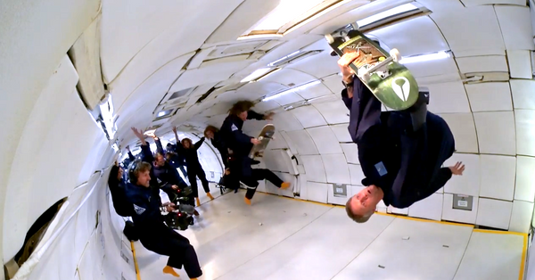 Skateboarding in Zero Gravity