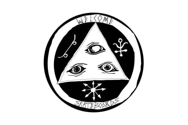 WELCOME SKATEBOARDS logo