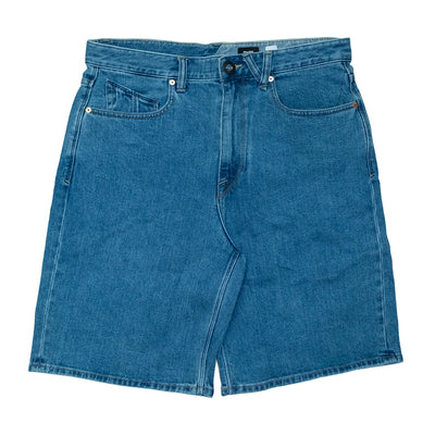 Volcom Billow Denim Shorts - Deep River Blues