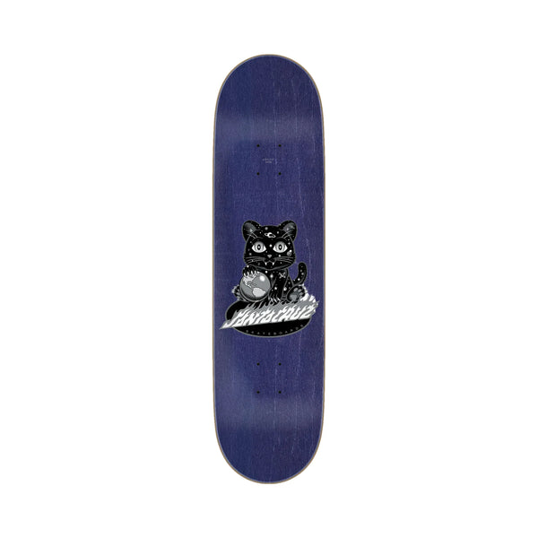 Santa Cruz Asta Space Kitten 8.2" Twin Skateboard Deck - Black