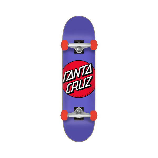 Santa Cruz Spotlight Dot 7.75" Complete Skateboard - Purple/Red