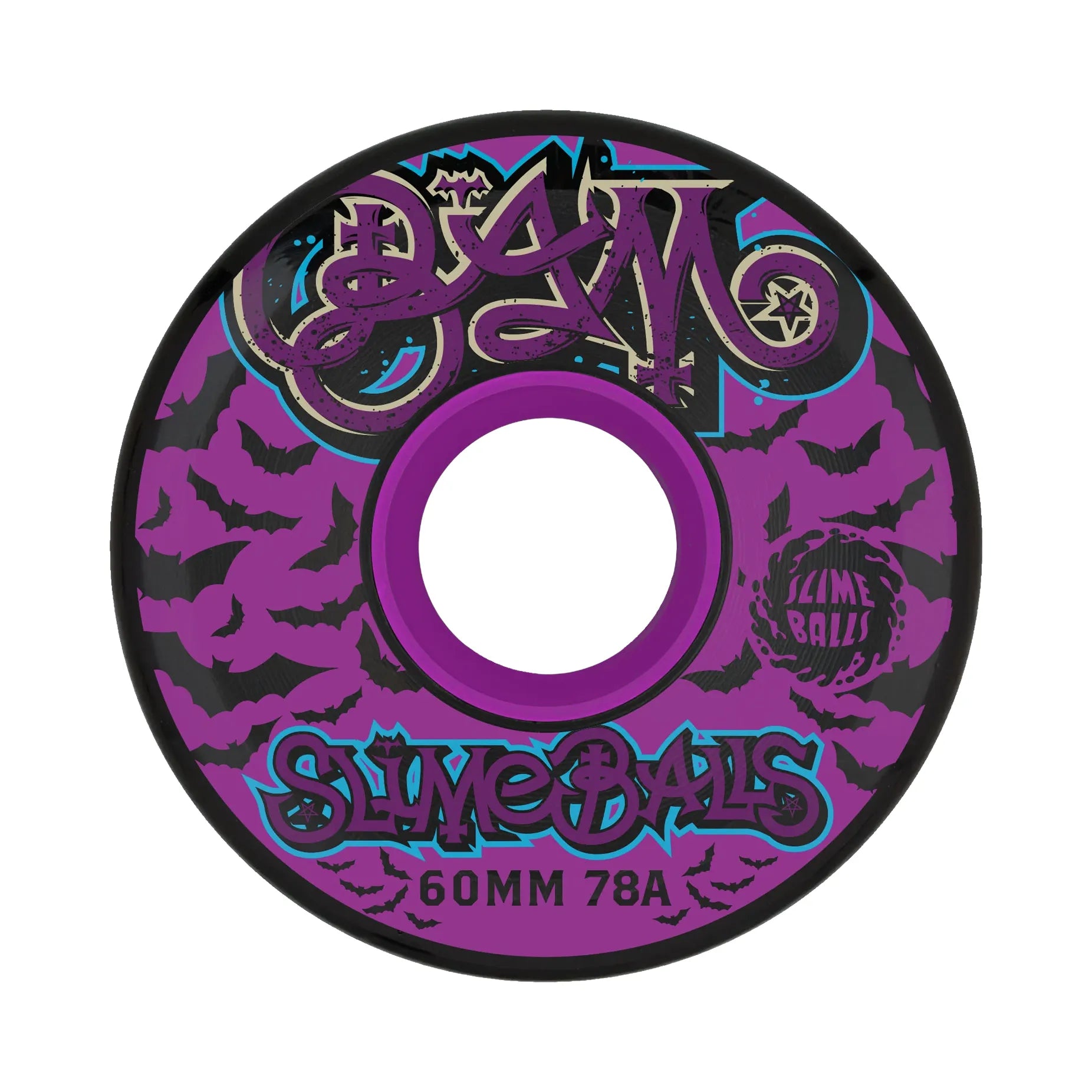 Santa Cruz Slime Balls OG Slime Bam Margera Guest 60mm 78A