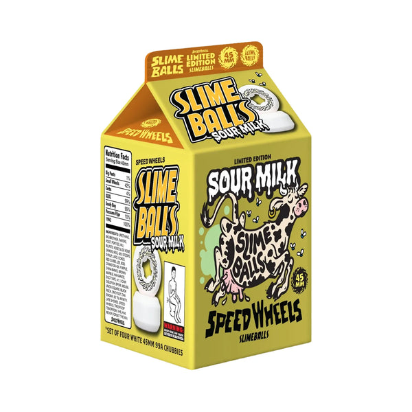 Santa Cruz Slime Balls Sour Milk Mini Chubbies 45mm 99A Skateboard Wheels