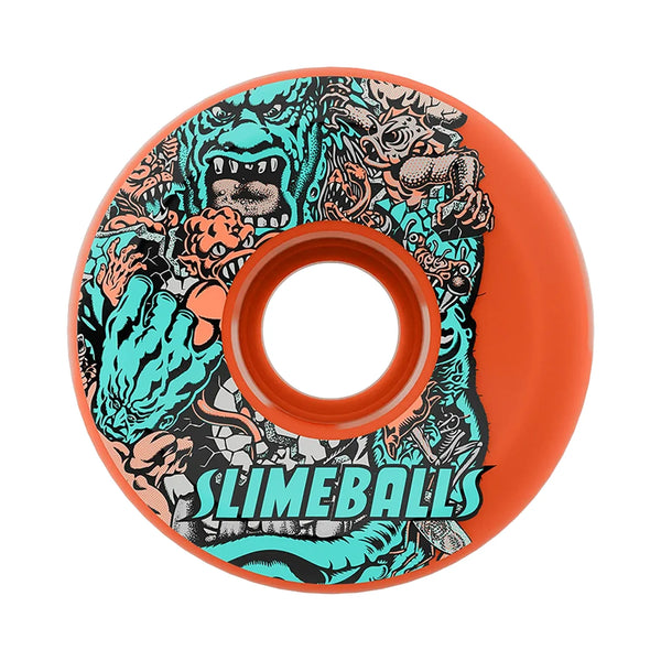Santa Cruz Slime Balls OG Slime Roskopp Five 60mm 78A Skateboard Wheels