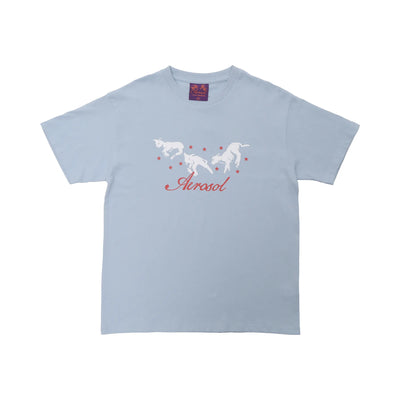 Aerosol Frolic T-Shirt - Baby Blue