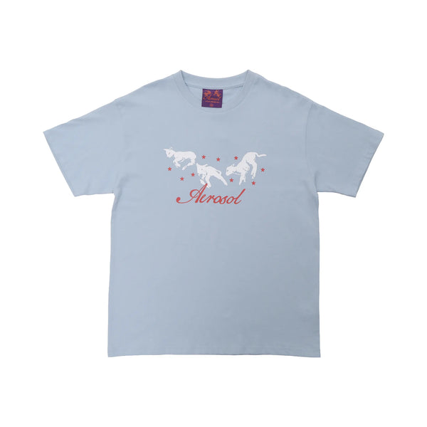 Aerosol Frolic T-Shirt - Baby Blue