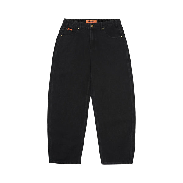 Butter Baggy Denim Jeans - Flat Black