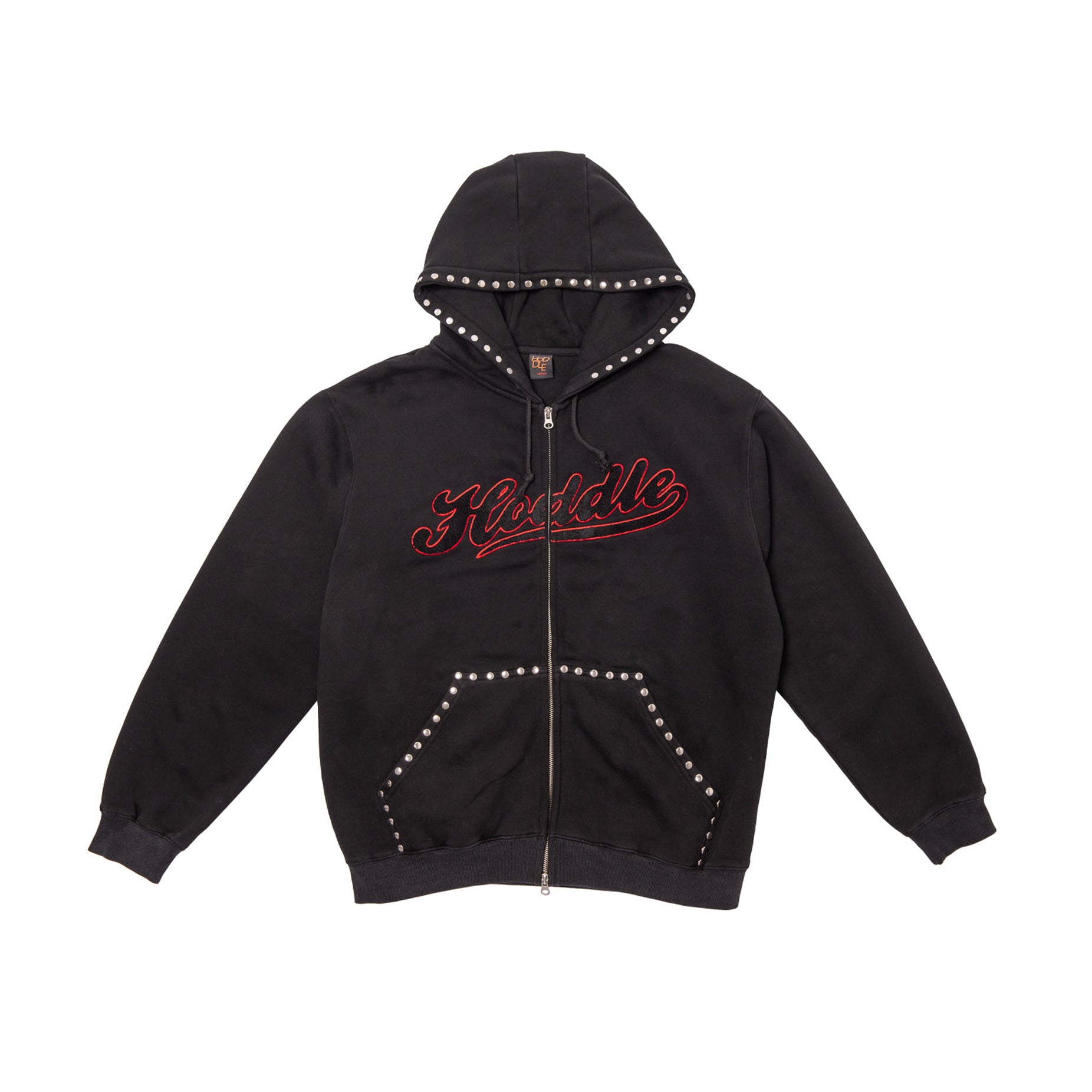 Hoddle Intarsia Script Zip Hoodie - Black – Boardworld
