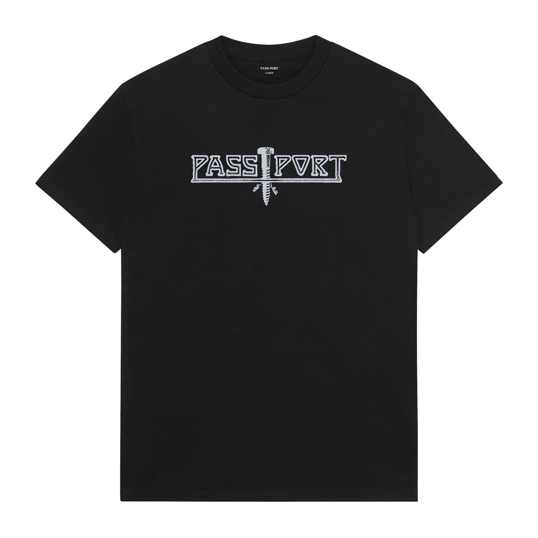 Pass~Port Screwed T-Shirt - Black