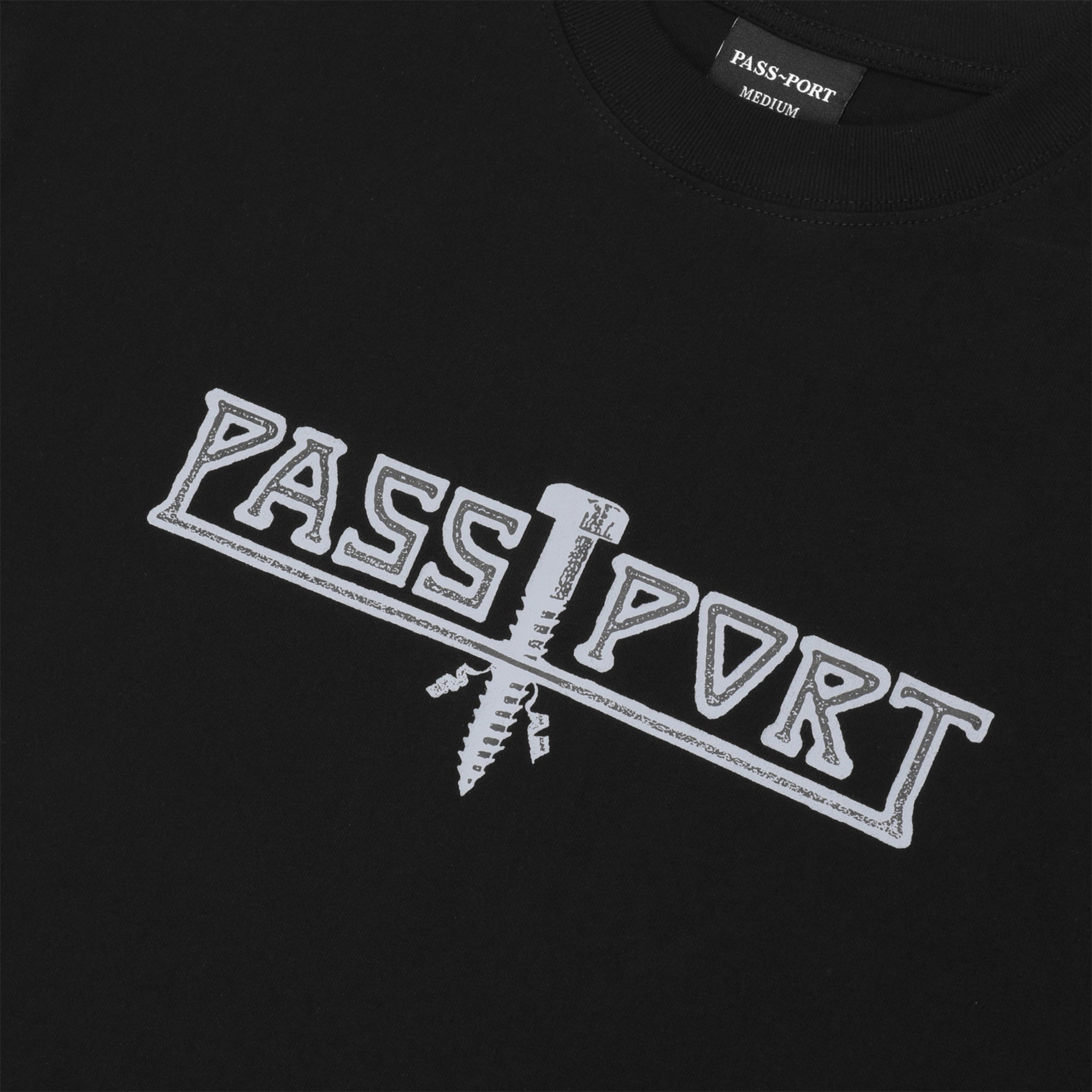 Pass~Port Screwed T-Shirt - Black