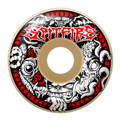 Spitfire Demongate Radial Full 56mm Formula Four 99D Skateboard Wheels - Natural