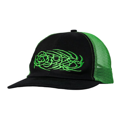 There Chainsaw Trucker Hat - Black/Green