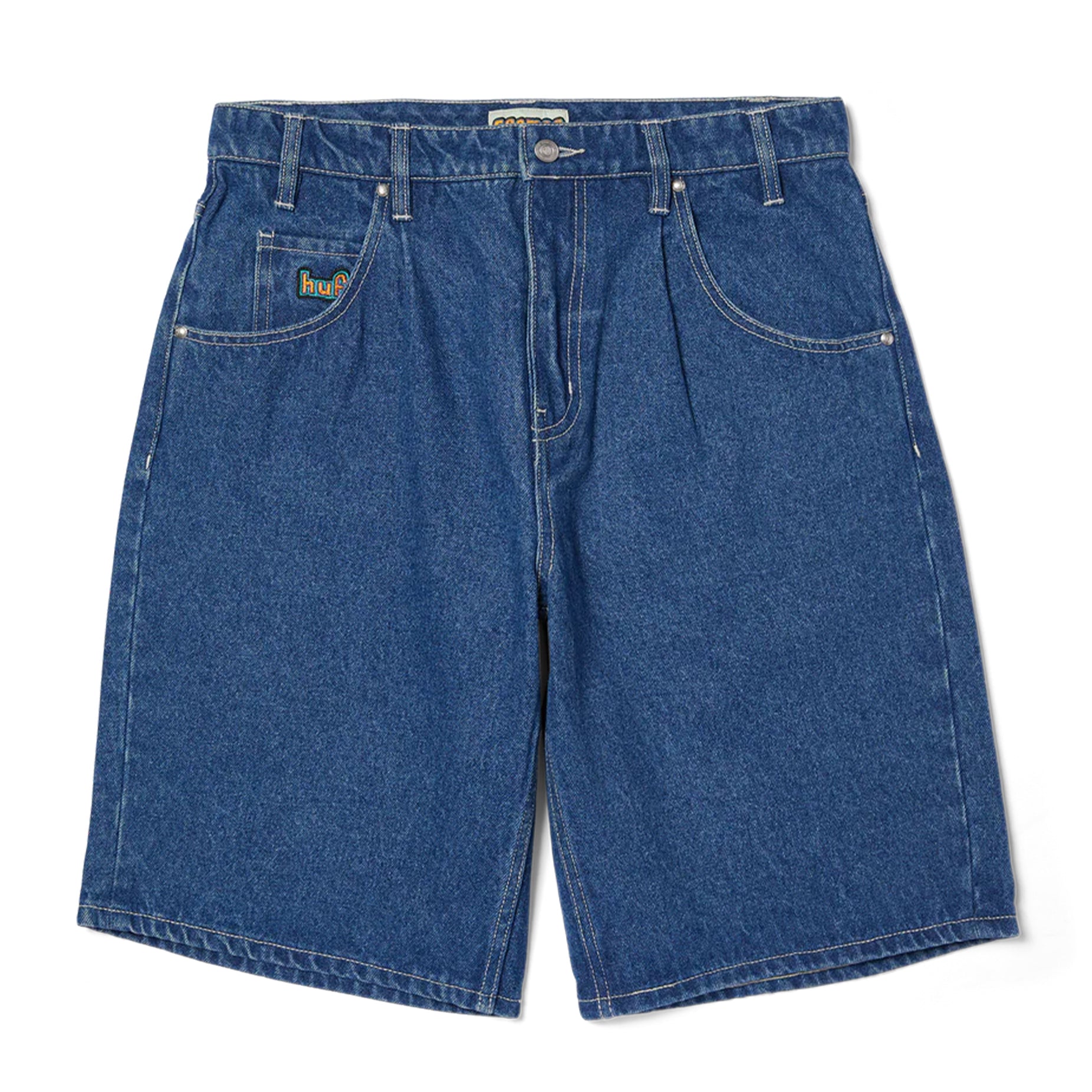 HUF Cromer Denim Short - Stone Wash Indigo