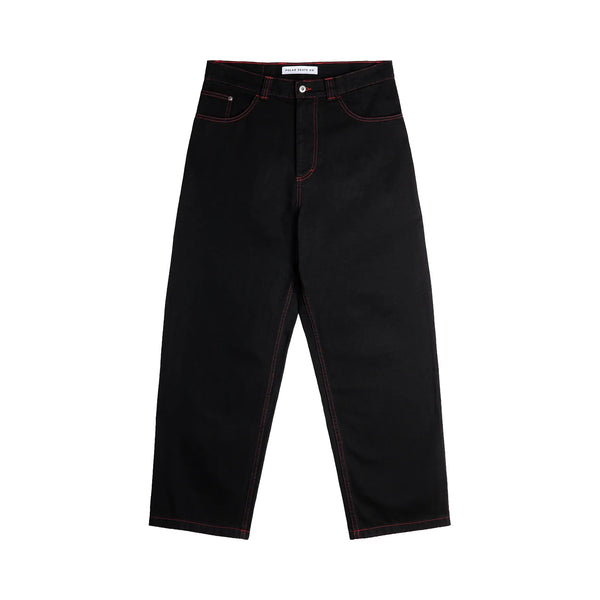 Polar Apocalypse Nun Big Boy Jeans - Black/Red