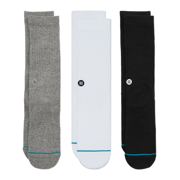 Stance Icon Crew 3-Pack Socks - Multi