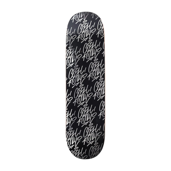 Cash Only Philly Scuf Skateboard Deck - Black