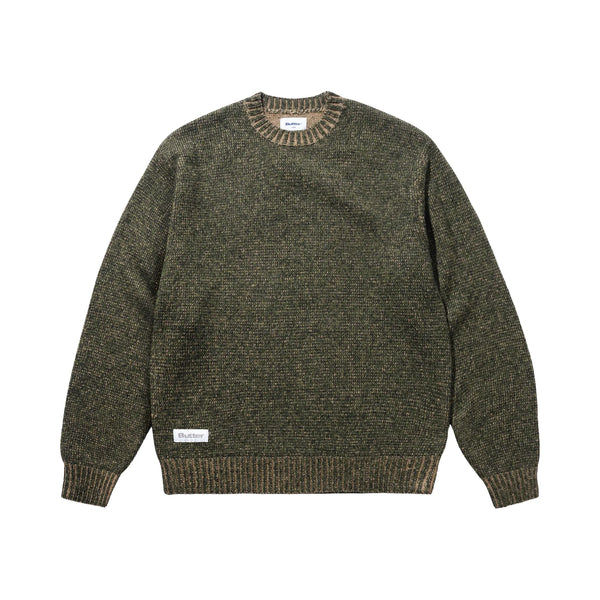 Butter Textured Knit Sweater - Army