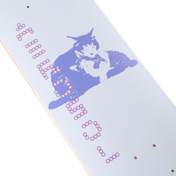 Aerosol Tibbles Skateboard Deck - White