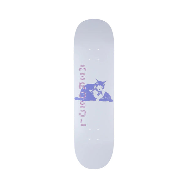 Aerosol Tibbles Skateboard Deck - White