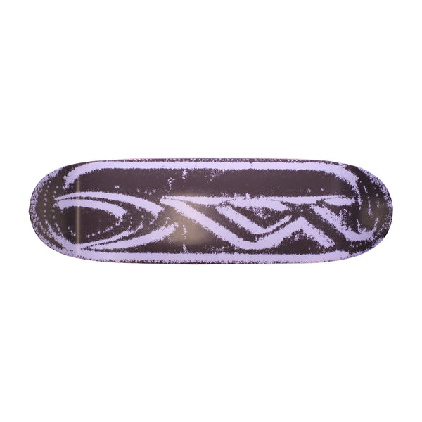 Boardworld Pill Egg Shaped 9.125" Skateboard Deck - Charcoal/Lavender