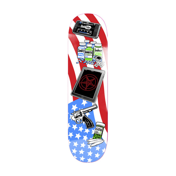 Cliche American Dream Reissue 8.0" Skateboard Deck - Multi