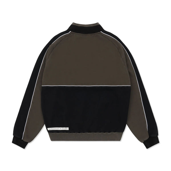 Come Sundown Destruction Quarter-Zip Fleece - Charcoal/Black