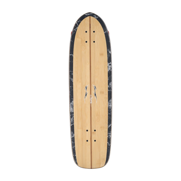 Globe Blazer Fuego 9.0" Cruiser Skateboard - Bamboo Red