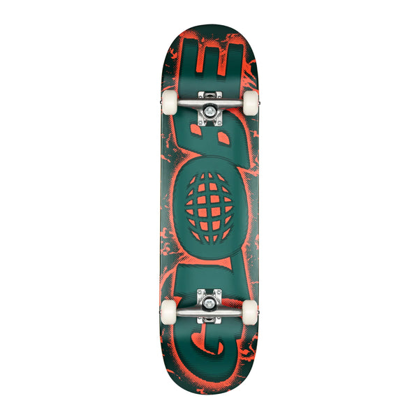 Globe G0 Reverb 8.375" Complete Skateboard - Dark Olive/Phantom