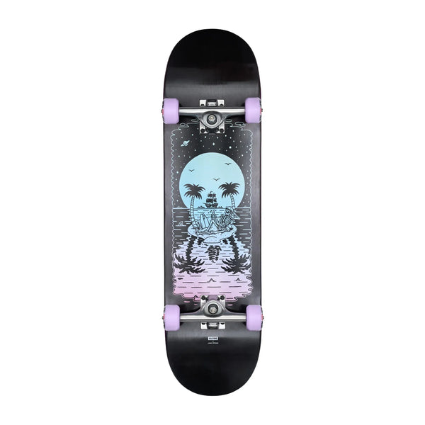Globe G2 Reflection 8.5" Complete Skateboard - Black/Purple