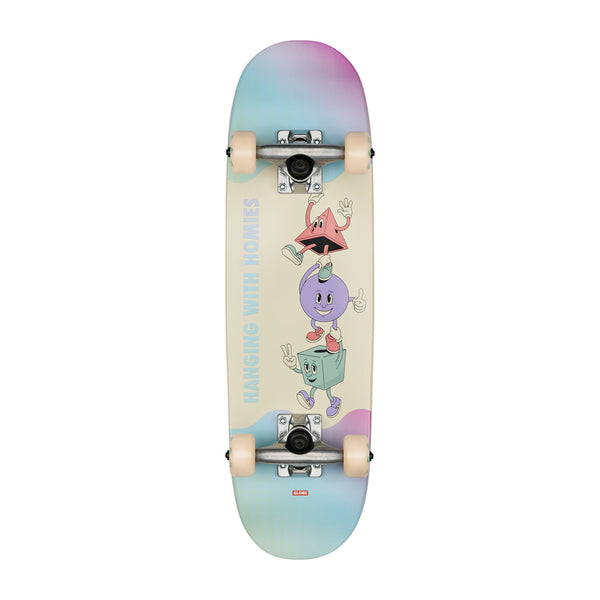 Globe Kids Wide Micro 7.125" Youth Complete Skateboard - Homies