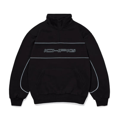 ICHPIG Flashback 1/4 Zip Jacket - Black
