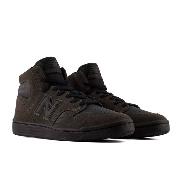 New Balance NM480 High Skate Shoe - Cement/Black