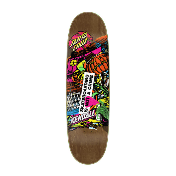 Santa Cruz Street Art 9.0" VX Egg Skateboard Deck - Kendall