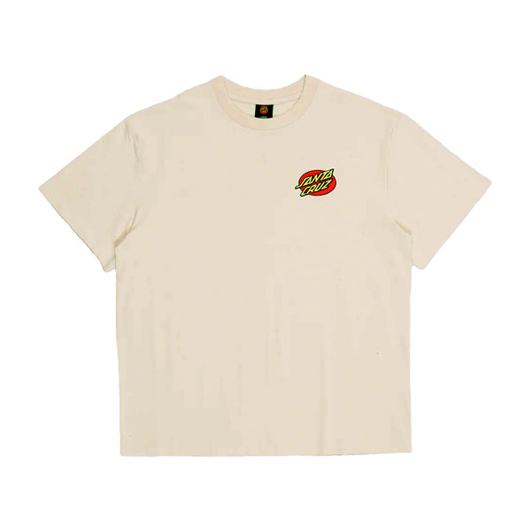Santa Cruz Oval Dot T-Shirt - Natural