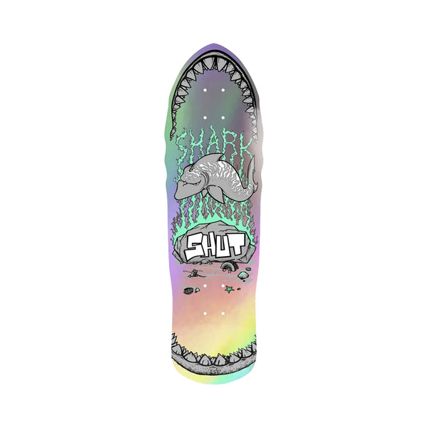 Shut Speed Shark 9" Shaped Reissue Skateboard Deck - Holographic