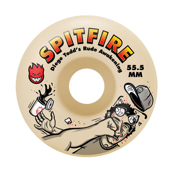 Spitfire Diego Rude Awakening Classic Formula Four 55.5mm 99D Skateboard Wheels