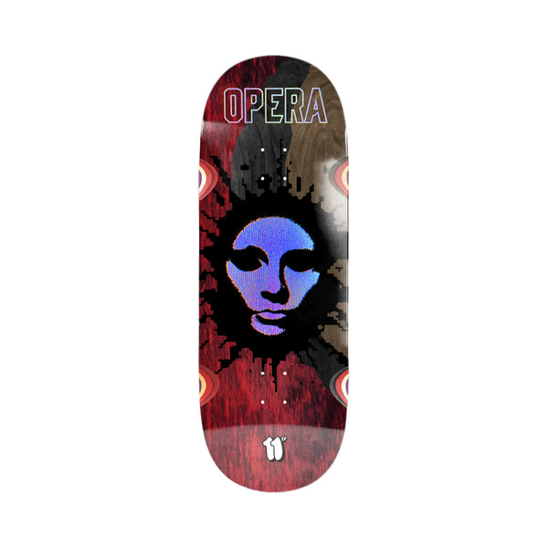 Opera Fatties RBG Mask 11" Skateboard Deck - Red/Black