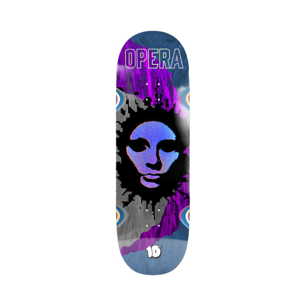 Opera Fatties RBG Mask 10" Skateboard Deck - Purple/Blue