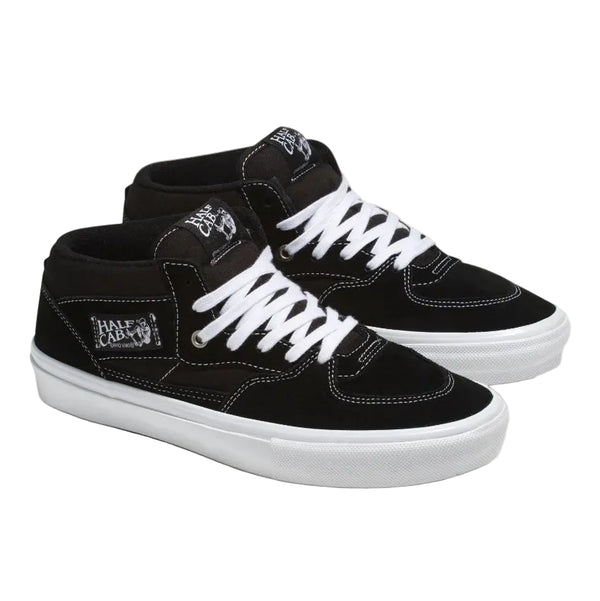 Vans Skate Half Cab Skate Shoe - Black/White