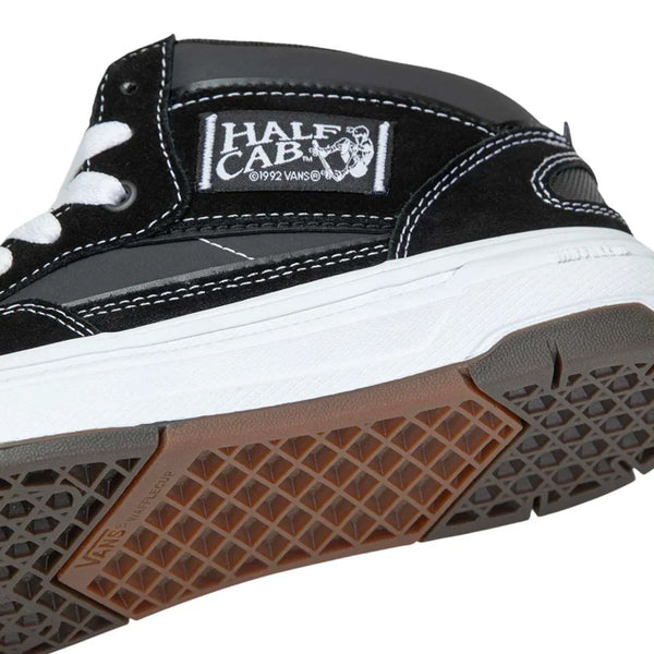 Vans Skate Half Cab Wafflecup Skate Shoe - Black/White