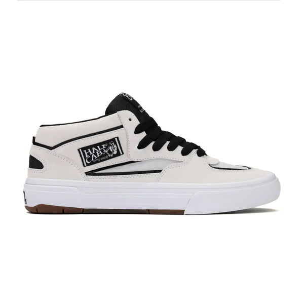Vans Skate Half Cab Wafflecup Skate Shoe - White/Black