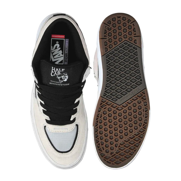 Vans Skate Half Cab Wafflecup Skate Shoe - White/Black