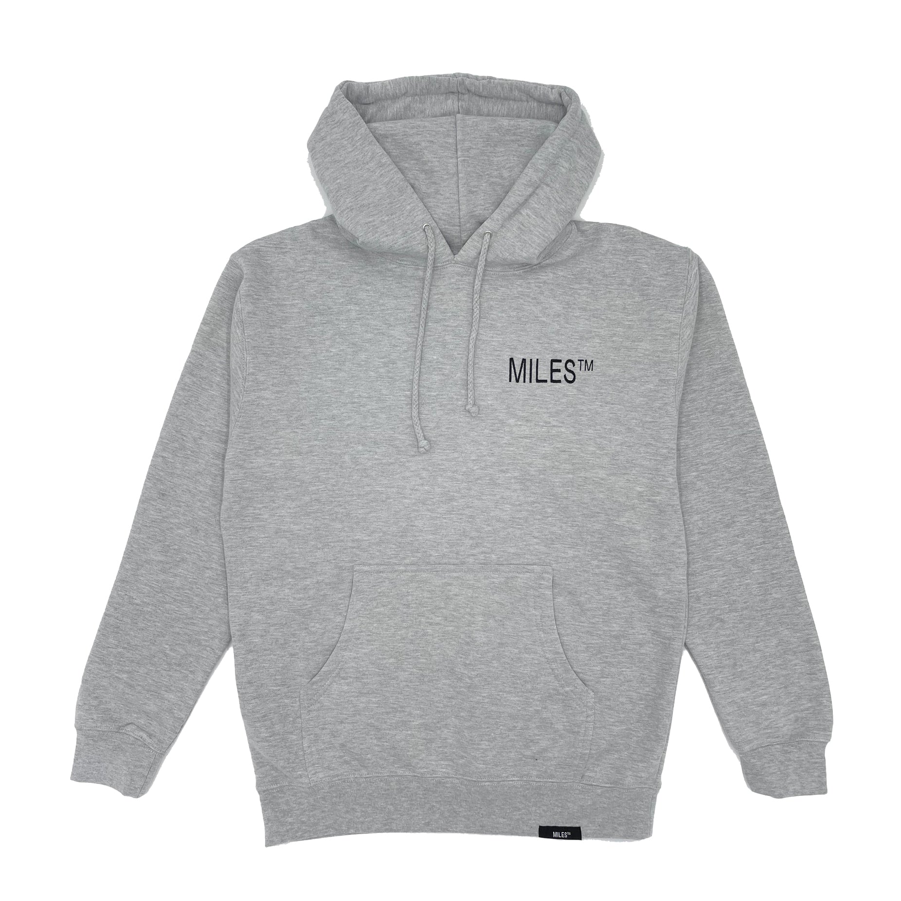 Miles Logo Hit Hoodie - Heather
