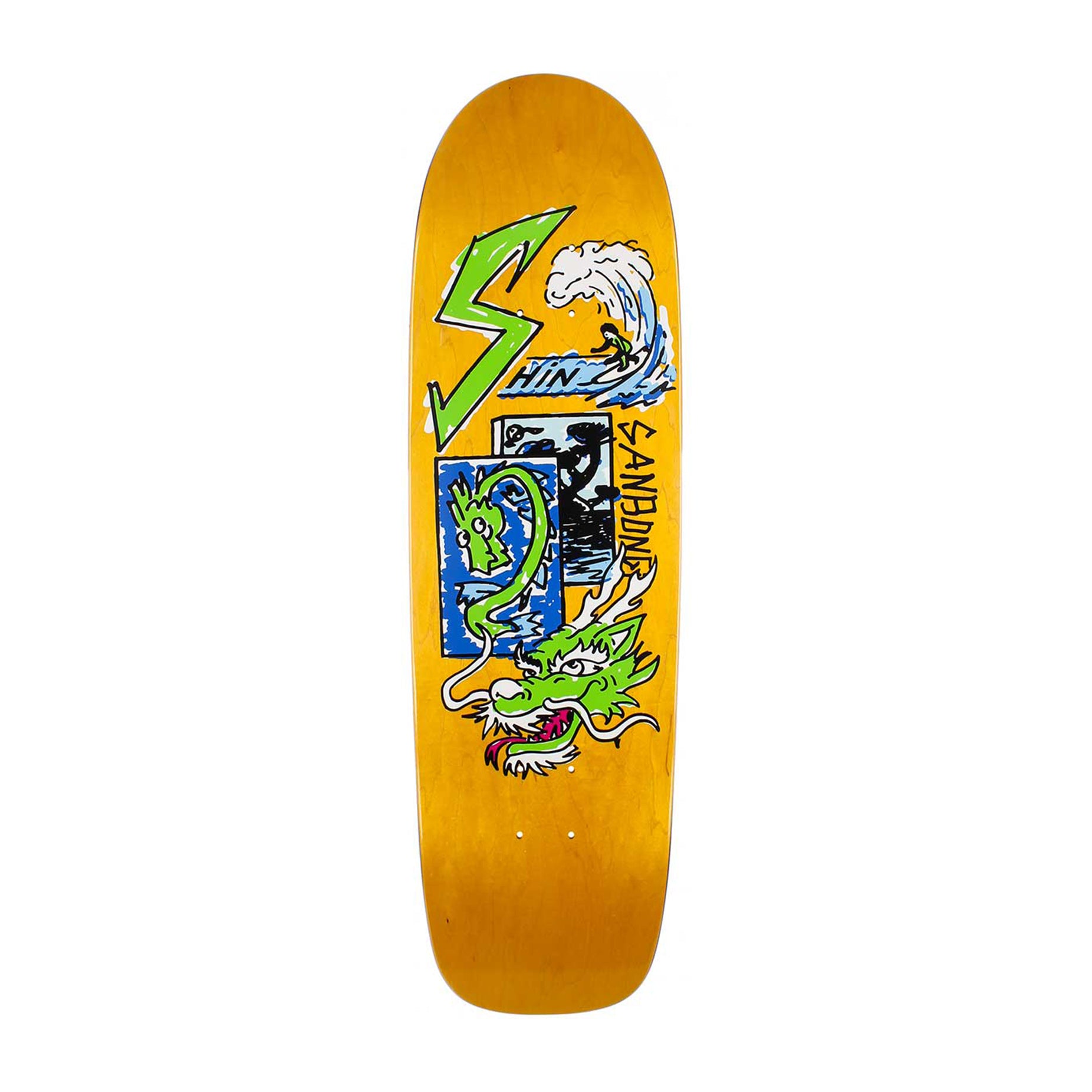 Polar Sanbongi Bonzai Ride II 8.75" Skateboard Deck - Surf Jr. Shape