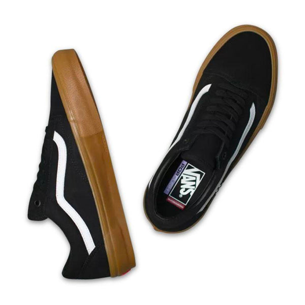Vans Skate Old Skool Skate Shoe - Black/Gum