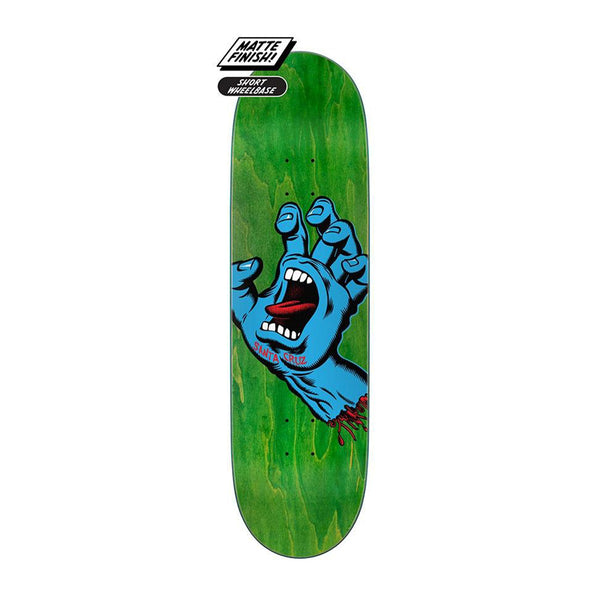 Santa Cruz Screaming Hand 8.8" Skateboard Deck - Green