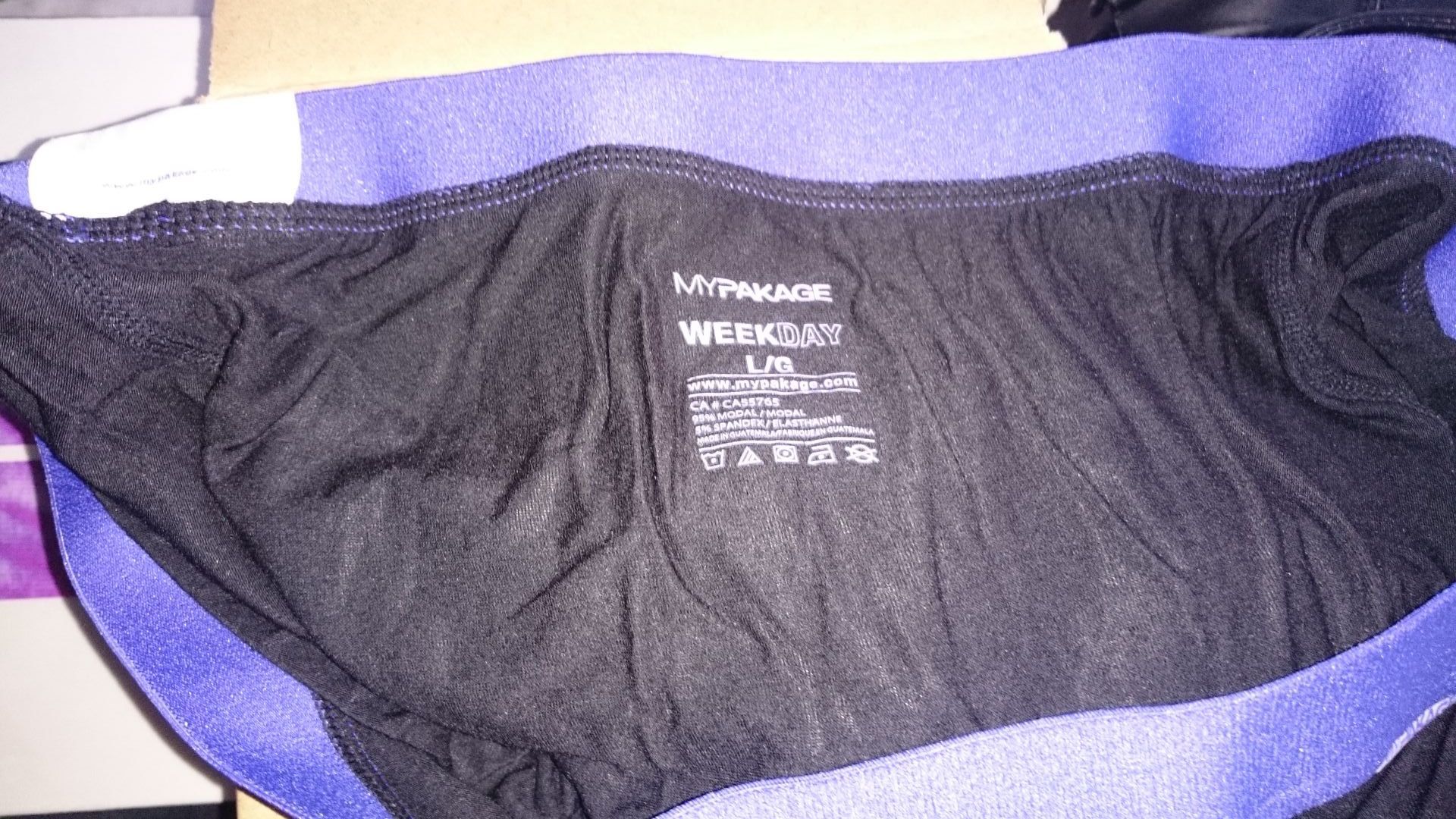 MyPakage Men's Weekday Boxer Brief, Everyday Comfort Underwear My